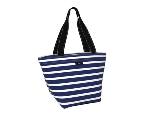 Scout Travel Bag - Navy/White Stripes